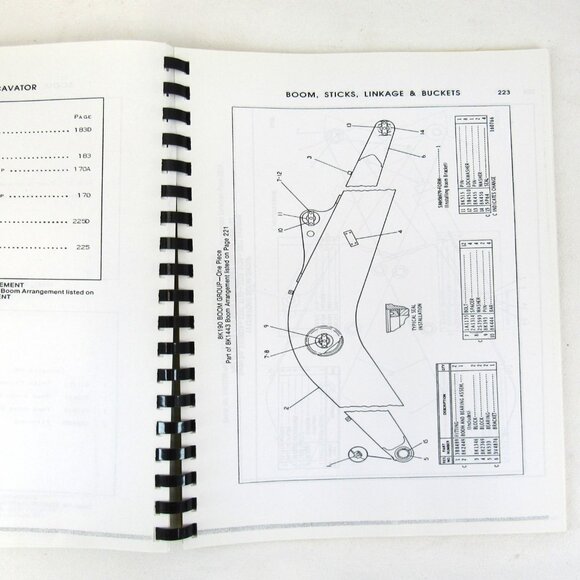 Caterpillar (Unauthorized) Parts Manual 225 Excavator Jensales Volume 2 of 2 - Picture 6 of 7